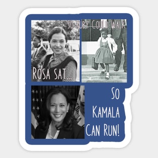 Rosa, Ruby, Kamala, Black History Sticker